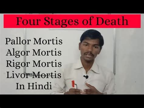 stage of death Pallor Mortis,Algor Mortis,Rigor Mortis & Livor Mortis In Hindi- 4 Stages ...