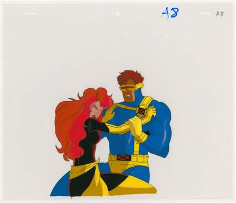 X-Men Dark Phoenix Part 4 Cyclops and Jean Grey Production Cel - ID ...