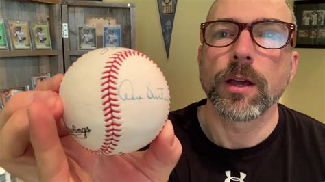 New Hall of Fame Pitchers Autographed Baseballs - YouTube