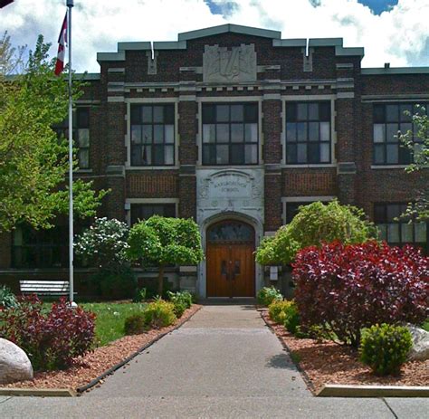 It's Elementary: Inviting entranceway of Marlborough Public School (opened 1930), 3557 Melbourne ...