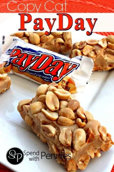 Copy Cat PayDay Candy Bars - Spend With Pennies