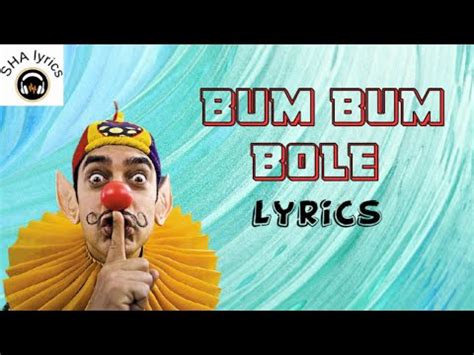 Bum Bum bole song lyrics | Tare zameen par | Amir khan, Shaan | - YouTube