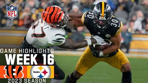 Cincinnati Bengals vs. Pittsburgh Steelers | 2023 Week 16 Game ...