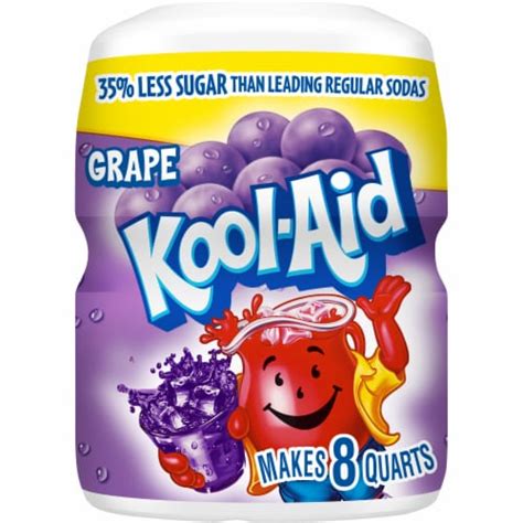 Kool-Aid Sugar-Sweetened Grape Artificially Flavored Powdered Soft Drink Mix, 19 oz - King Soopers