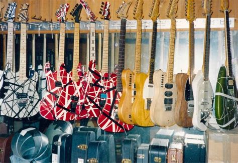 Never Seen Photos of Eddie Van Halen’s Guitar Collection at 5150! | Van ...