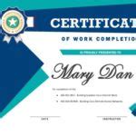 7 Certificates of Completion Templates [Free Download]