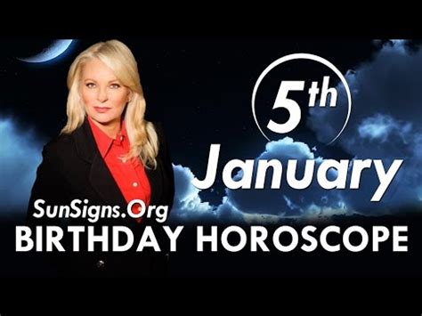 Jan 5 Zodiac - Birthday