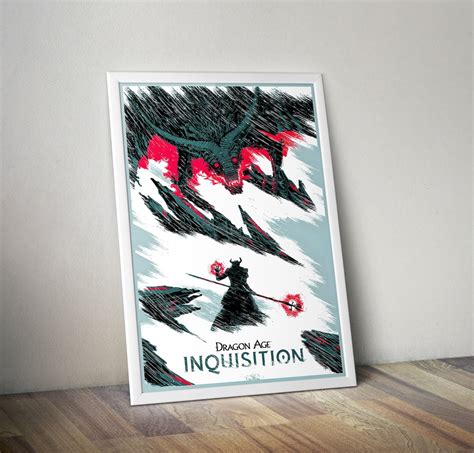 Dragon Age: Inquisition Poster Dragon Age Prints Gaming Posters Video ...