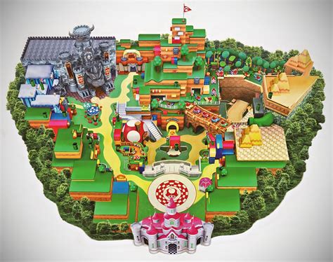 Universal Studios Japan Releases Official Super Mario World Map and ...