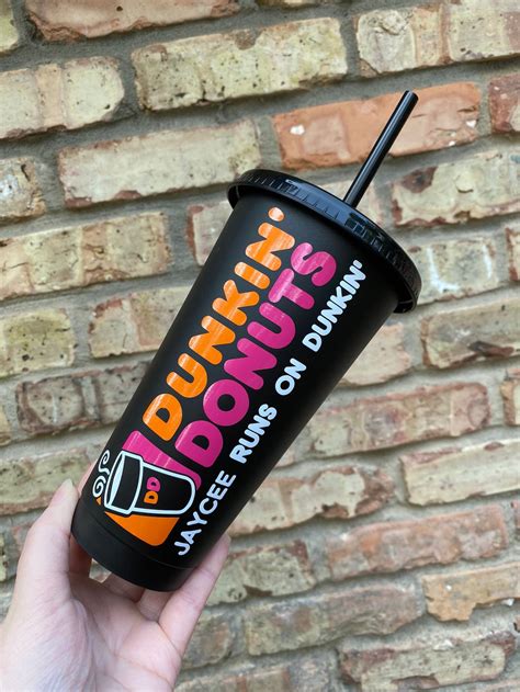 Personalized Dunkin Donuts Cup Dunkin Donuts Tumbler Dunkin - Etsy