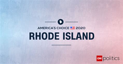 Rhode Island Election Results and Maps 2020