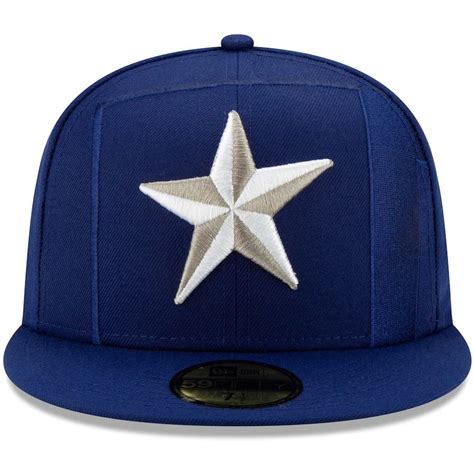 New Era Texas Rangers Royal Logo Elements 59FIFTY Fitted Hat