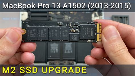 MacBook Pro 13 A1502 How to install M2 SSD upgrade - YouTube