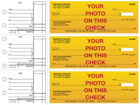 Custom Photo Standard Business Checks