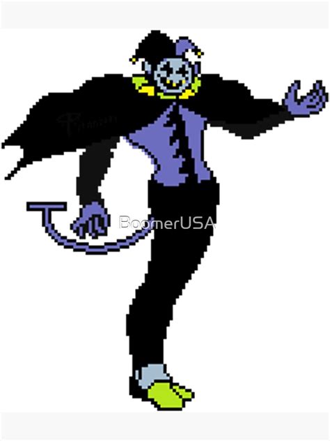 "Deltarune Jevil" Poster by BoomerUSA | Redbubble