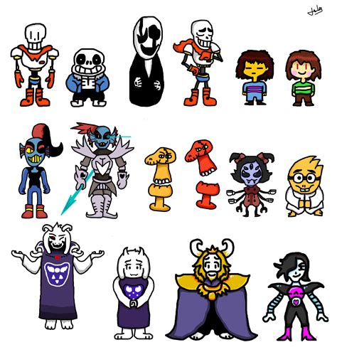 UNDERTALE CHARACTER COMPILATION by JeffTheGameur on DeviantArt