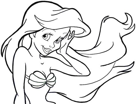 Sketches Of Ariel The Mermaid