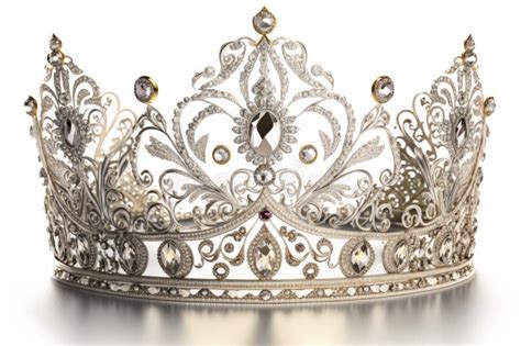 Image of the Miss Crown Competition Isolated on White Stock ...