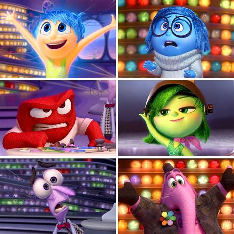 Inside Out Characters, Joy And Sadness, All The Feels, Disgust, Cue, Pixar, Anger, Newyear, Mood