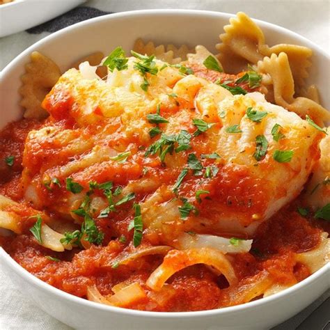 Cod with Hearty Tomato Sauce Recipe: How to Make It