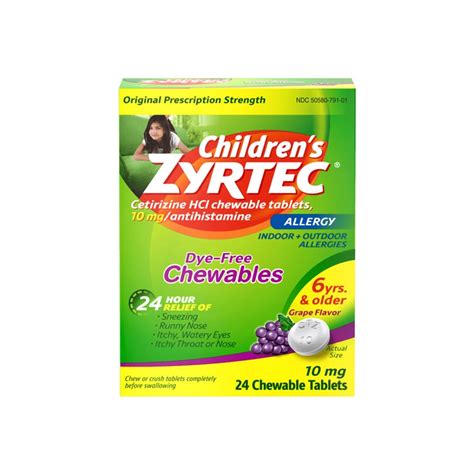 Zyrtec Dosing Charts for Adult & Children’s Cetirizine Products | ZYRTEC®