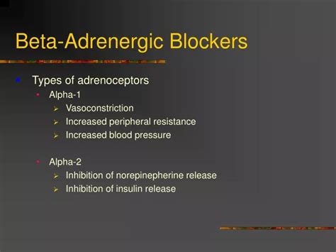 PPT - Beta-Adrenergic Blockers PowerPoint Presentation, free download ...