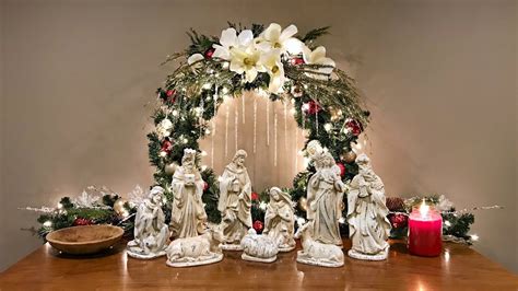 Magnolia Nativity Christmas Display - Christmas Decorating Idea - How To - YouTube