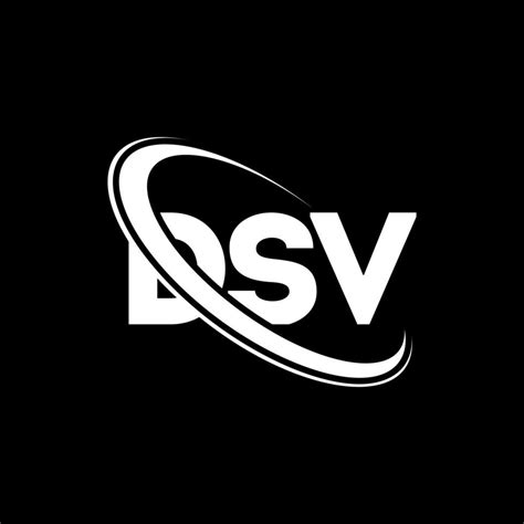 DSV logo. DSV letter. DSV letter logo design. Initials DSV logo linked with circle and uppercase ...