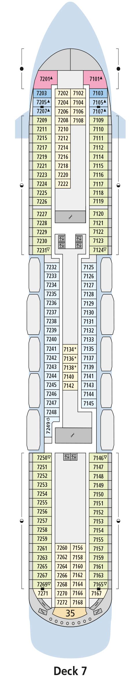 AIDAaura Deck Plans | CruiseInd