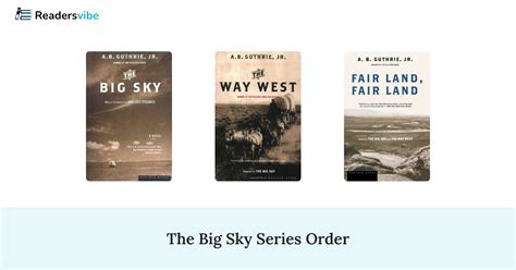 The Big Sky Book Series In Order (3 Books)