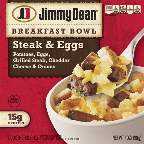 Jimmy Dean® Steak, Egg & Cheese Breakfast Bowl, 7 oz. - Walmart.com