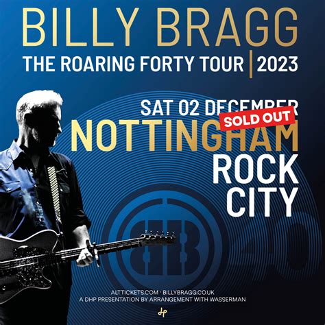 BILLY BRAGG | Rock City | Nottingham