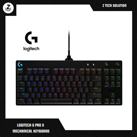 LOGITECH PRO X MECHANICAL GAMING KEYBOARD – BLACK – Z TECH SOLUTION ...