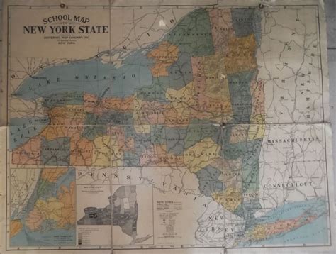 1922 New York State School District Map