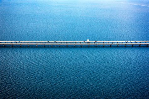 Lake Pontchartrain Causeway Aerial Stock Photo - Download Image Now - iStock