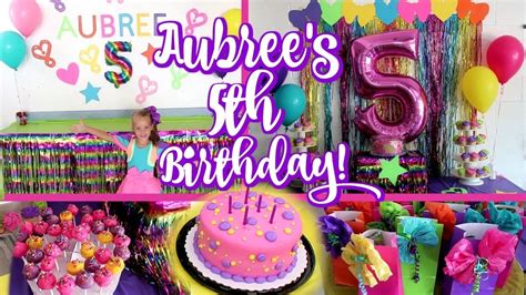 Aubree's JoJo Siwa Birthday Party! 5th Birthday Party! DIY JoJo Siwa ...