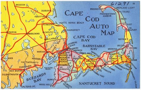 Cape Cod Auto Map - Digital Commonwealth