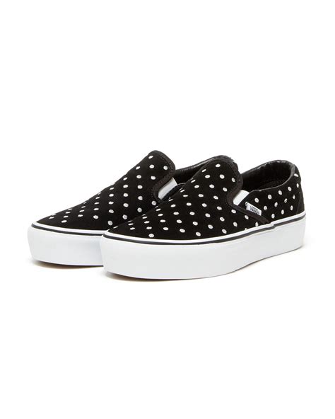 Classic Slip-On Platform - Polka Dot by vans - shoes - ban.do