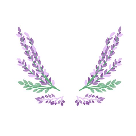 Lavender Flower Floral Frame, Lavender, Flower, Floral PNG Transparent Clipart Image and PSD ...