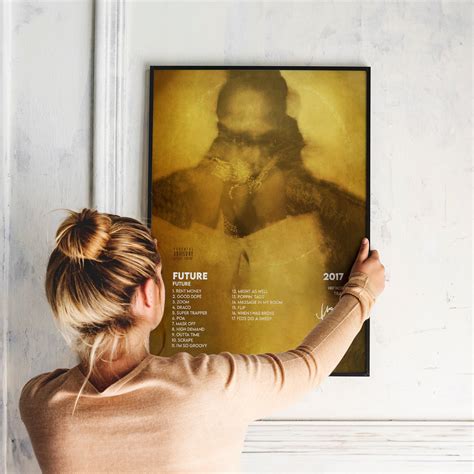 Future Future Album Cover Print Poster Minimalist Album Cover Poster ...