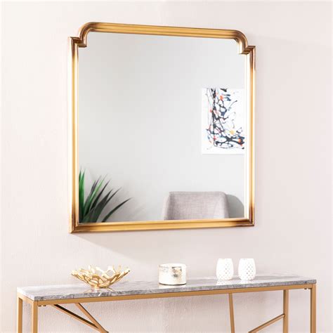 Buy Loaka Art Deco Decorative Wall Mirror, Transitional, Gold Online at Lowest Price in Ubuy ...