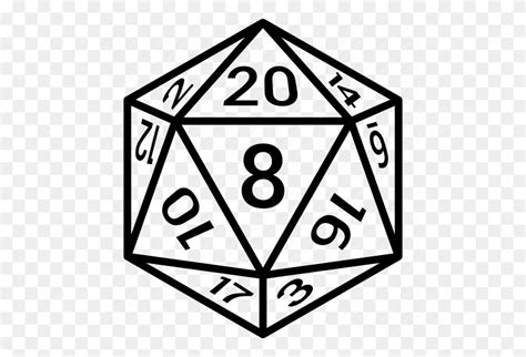 Dd, Dice, Dragons, Dungeons, Icosahedron, Numbers Icon - Dungeons And ...