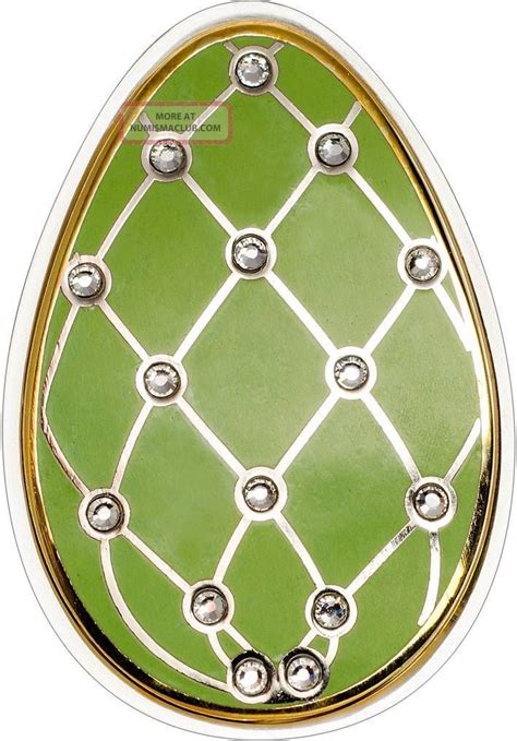 Cook Isl 2015 5$ Imperial Eggs In Cloisonné Diamond Easter Egg Proof Silver Coin