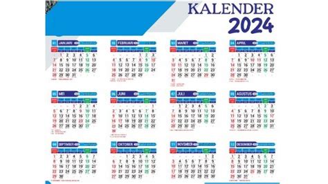 10 Link Download Kalender 2024 Lengkap Format JPEG, PNG, PDF, dan CDR - Halaman 3 - TribunNews.com