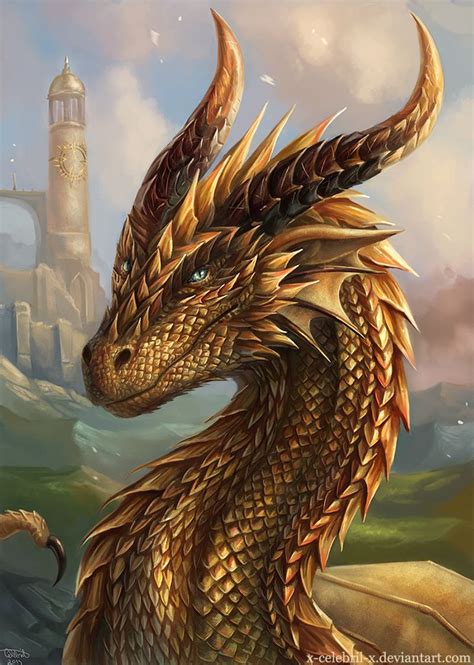 Sun Dragon Commission by x-Celebril-x on DeviantArt Mythical Creatures Art, Magical Creatures ...