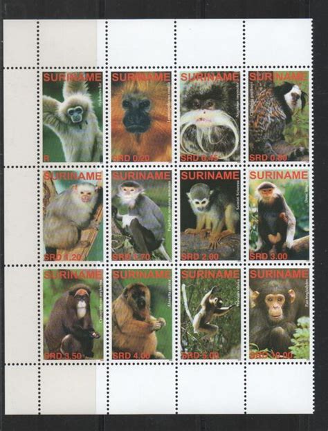 World - Nice collection of MNH Monkeys on stamps - Catawiki