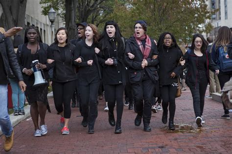 BU Students Protest Peacefully In Show Of Solidarity With Missouri Students | WBUR News