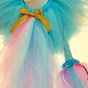 Blue Unicorn Costume, Unicorn Halloween Costume, Pastel Unicorn Costume, Rainbow Unicorn ...