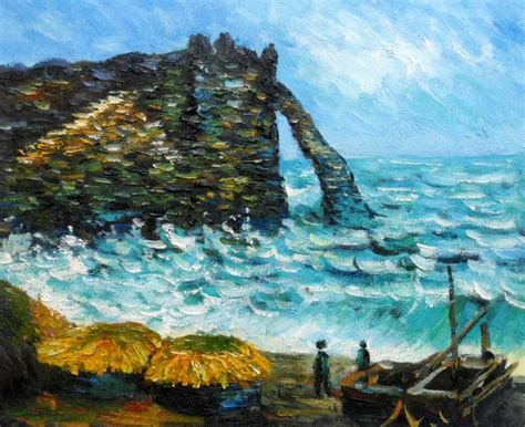 Aliexpress.com : Buy High Quality, Claude Monet Seascape Painting, Rough Sea at Etretat ...