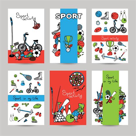 Sport Banner Set 466513 Vector Art at Vecteezy